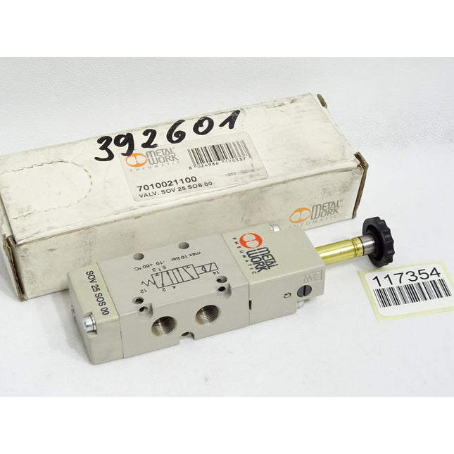 Metalwork Pneumatic 7010021100 SOV 25 SOS OO Ventil / Neu OVP