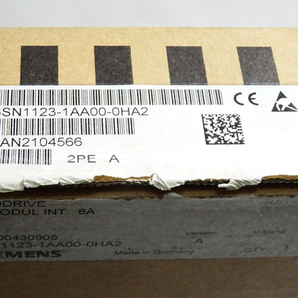 Siemens Simodrive LT-Modul INT. 8A 6SN1123-1AA00-0HA2 Version A / Neu OVP - Maranos.de