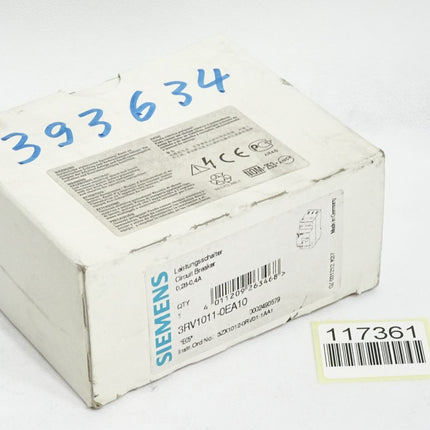 Siemens Leistungsschalter 3RV1011-0EA10 / Neu OVP