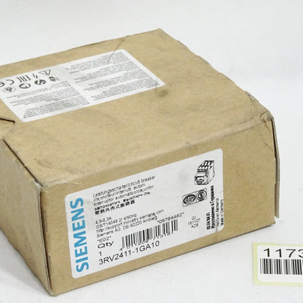 Siemens Leistungsschalter 3RV2411-1GA10 / Neu OVP