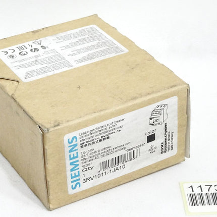 Siemens Leistungsschalter 3RV1011-1JA10 / Neu OVP