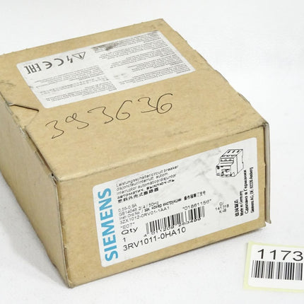 Siemens Leistungsschalter 3RV1011-0HA10 / Neu OVP
