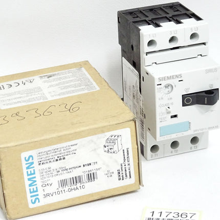 Siemens Leistungsschalter 3RV1011-0HA10 / Neu OVP
