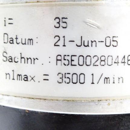 Siemens Getriebe i=35 3500min-1 A5E00280446 - Maranos.de