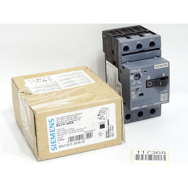 Siemens Leistungsschalter 3RV1011-0HA10 / Neu OVP