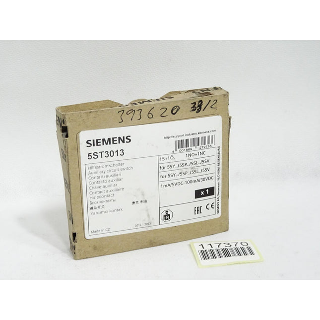 Siemens Hilfsstromschalter 5ST3013 / Neu OVP
