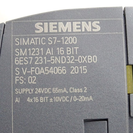 Siemens S7-1200 SM1231 6ES7231-5ND32-0XB0 6ES7 231-5ND32-0XB0 - Maranos.de
