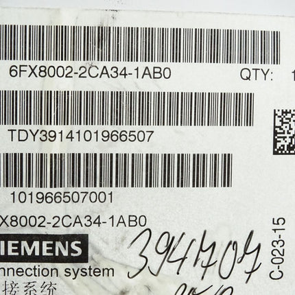 Siemens Signalleitung Verlängerung 6FX8002-2CA34-1AB0 / Neu OVP