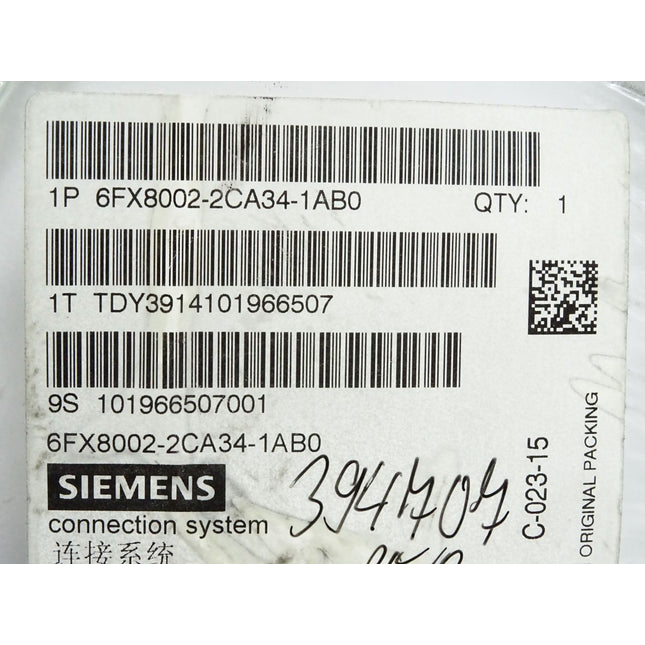 Siemens Signalleitung Verlängerung 6FX8002-2CA34-1AB0 / Neu OVP
