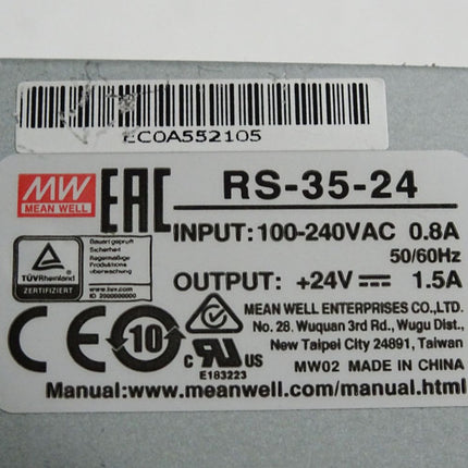 Mean Well MW RS-35-24 Schaltnetzteil - Maranos.de
