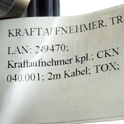 Tox Pressotechnik Presskraftsensor TOX-CKN 040.001 249470 / Unbenutzt - Maranos.de