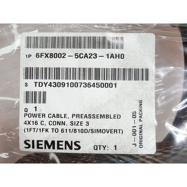 Siemens 6FX8002-5CA23-1AH0 Leistungsleitung / Neu OVP