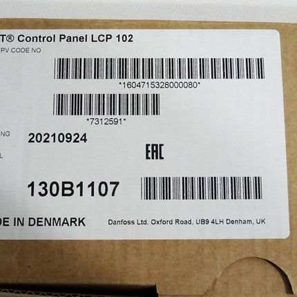 Danfoss VLT Control Panel LCP 102 130B1107 / Neu OVP - Maranos.de