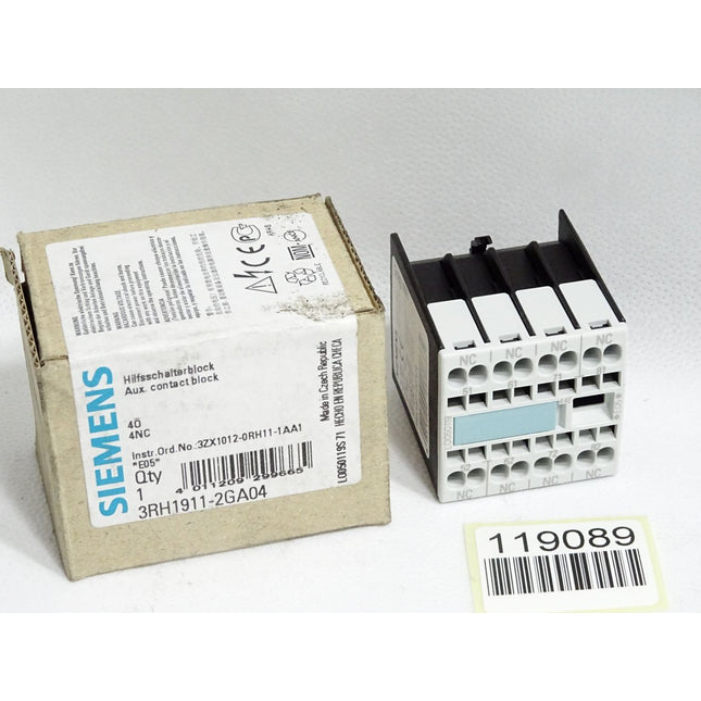 Siemens Hilfsschalterblock 3RH1911-2GA04 / Neu OVP - Maranos.de