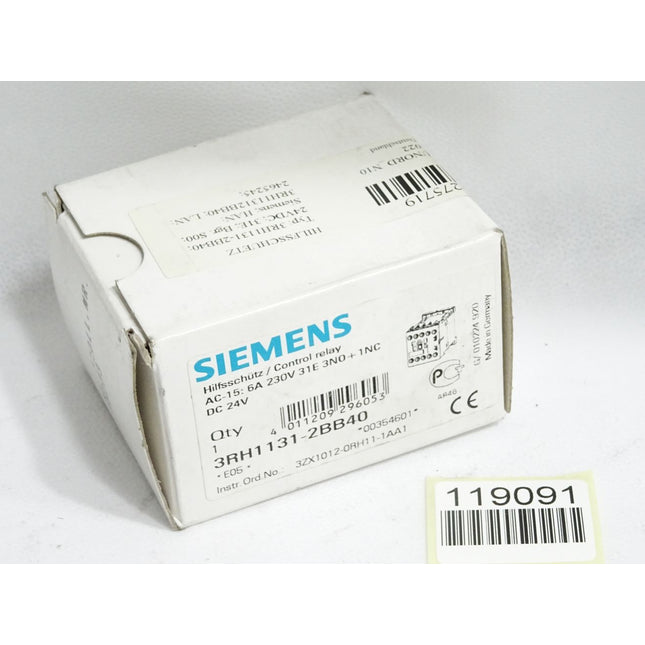 Siemens Hilfsschütz 3RH1131-2BB40 / Neu OVP