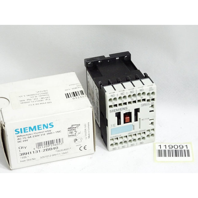 Siemens Hilfsschütz 3RH1131-2BB40 / Neu OVP