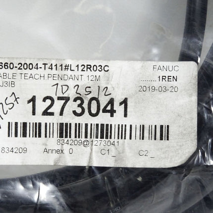 Fanuc A660-2004-T411 L12R03C Cable Teach Pendant 12m / Neu OVP