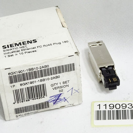 Siemens Ethernet FC RJ45 Plug 180 6GK1901-1BB10-2AB0 / Neu OVP - Maranos.de