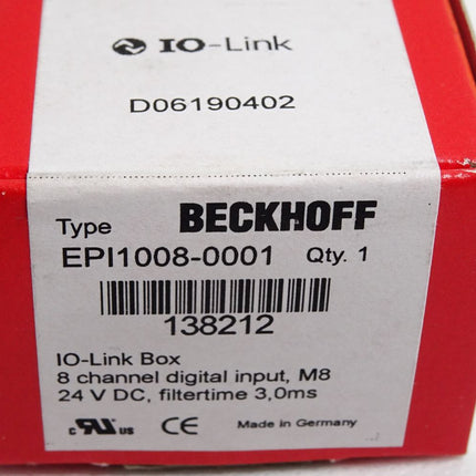 Beckhoff EPI1008-0001 IO-Link-Box / Neu OVP versiegelt - Maranos.de