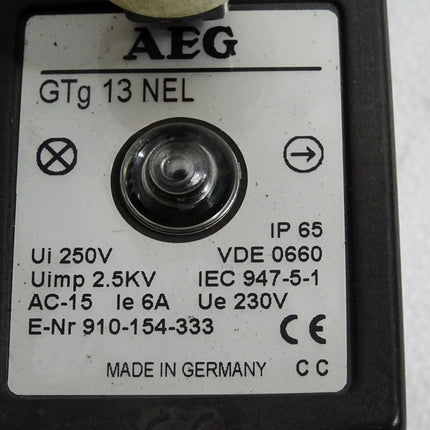 AEG Positionsschalter 910-154-333 GTg 13 NEL / Unbenutzt
