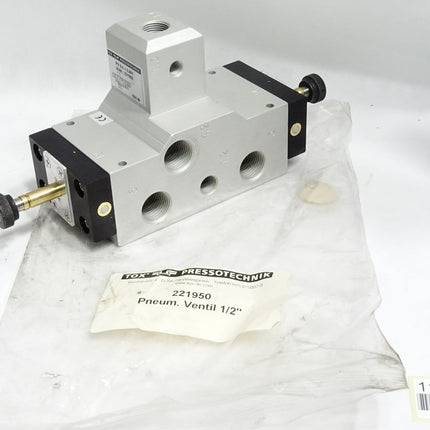 Tox Pressotechnik Pneumatikventil 1/2" PV5-2.1-2.001 221950 / Neu OVP - Maranos.de