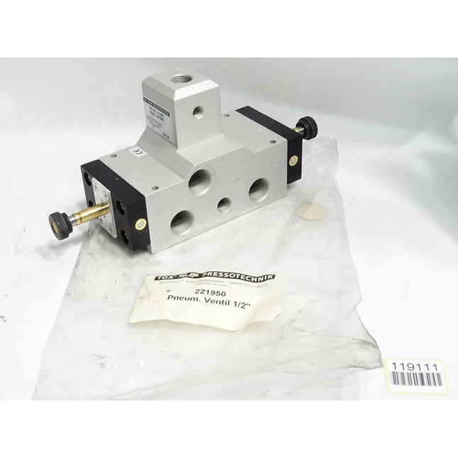 Tox Pressotechnik Pneumatikventil 1/2" PV5-2.1-2.001 221950 / Neu OVP - Maranos.de