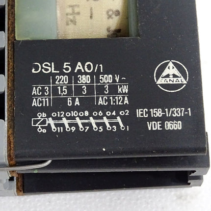 Fanal Schütz DSL 5 A0 /1 DSL5A0 / Neu