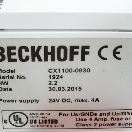 Beckhoff CX1100-0930 USV-Modul - Maranos.de