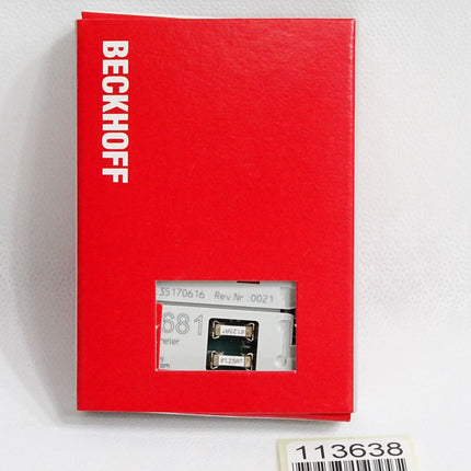 Beckhoff EL3681 1-Kanal-Analog-Eingang / Neu OVP - Maranos.de