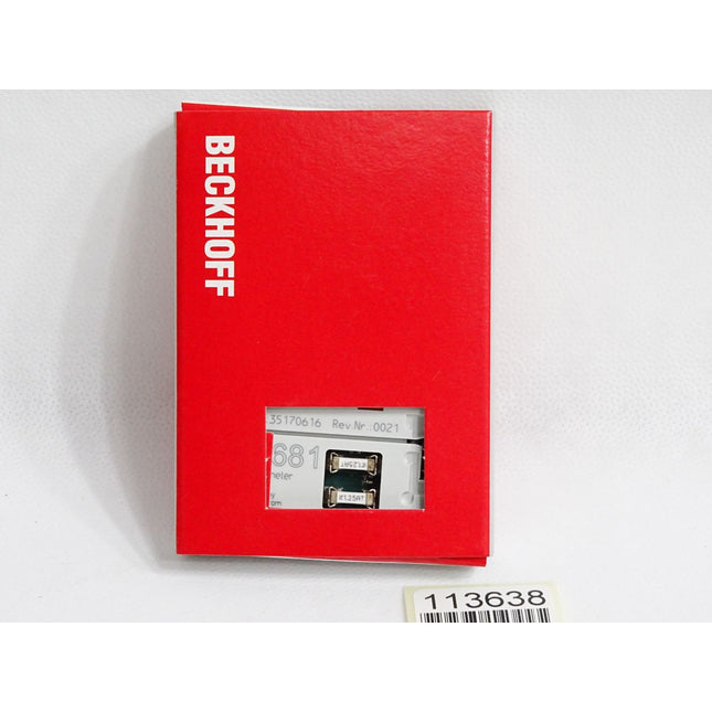 Beckhoff EL3681 1-Kanal-Analog-Eingang / Neu OVP - Maranos.de