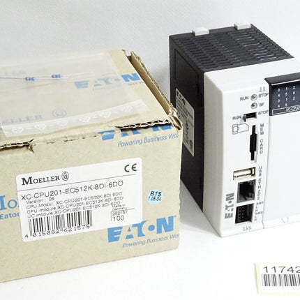 Eaton CPU XC-CPU201-EC512K-8DI-6DO / Neu OVP