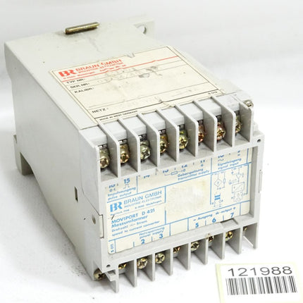 Braun MOVIPORT D421 Messumformer