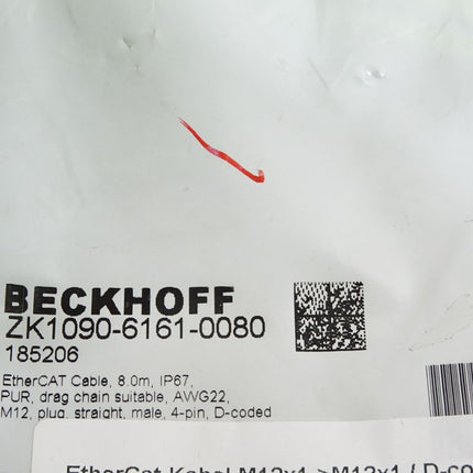 Beckhoff ZK1090-6161-0080 185206 EtherCAT-Leitung / Neu OVP - Maranos.de