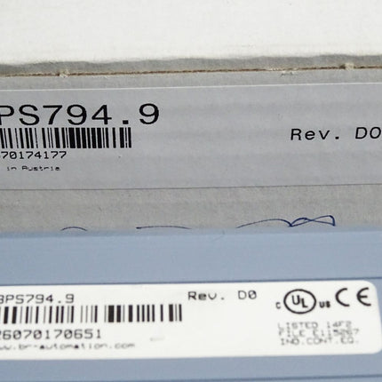 B&R 3PS794.9 Rev.D0 2005 Netzteilmodul / Neu OVP - Maranos.de