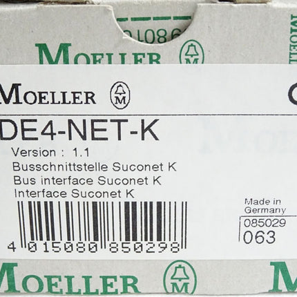 Moeller DE4-NET-K Busschnittstelle Suconet K - Maranos.de