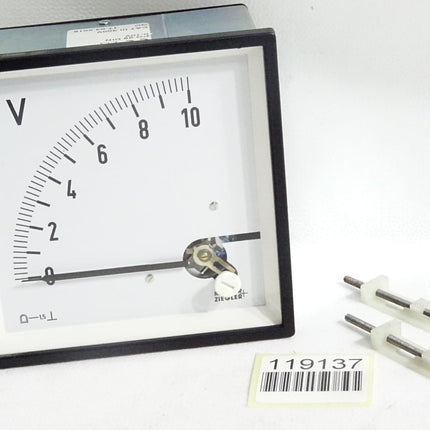 Müller+Ziegler Voltmeter 0-10V / Unbenutzt
