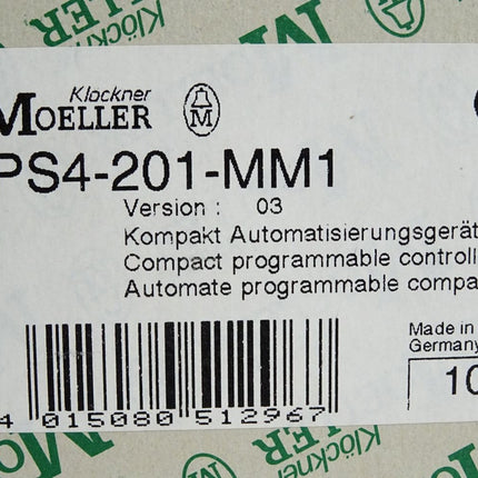 Moeller PS4-201-MM1 Kompakt Automatisierungsgerät - Maranos.de