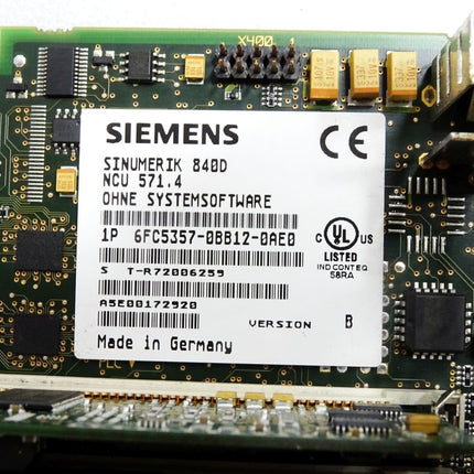 Siemens Sinumerik 840D NCU571.4 6FC5357-0BB12-0AE0 Version A