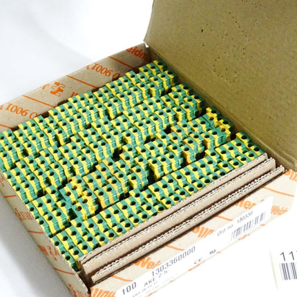 Weidmüller 1303360000 AKE2.5 Erdungsklemme / Inhalt:100 Stück / Neu OVP