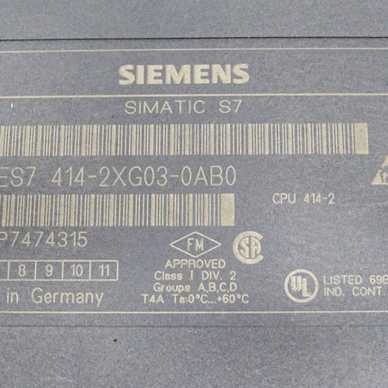 Siemens CPU 414-2 6ES7414-2XG03-0AB0 6ES7 414-2XG03-0AB0