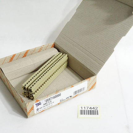 Weidmüller 0697160000 AKZ2.5 Reihenklemme / Inhalt:23 Stück / Neu OVP