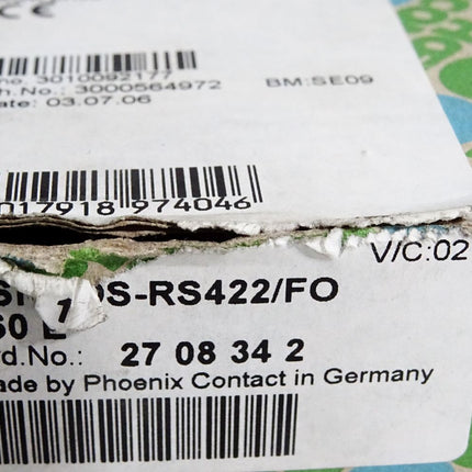 Phoenix Contact PSI-MOS-RS422/FO 660 E LWL-Umsetzer 2708342 / Neu OVP