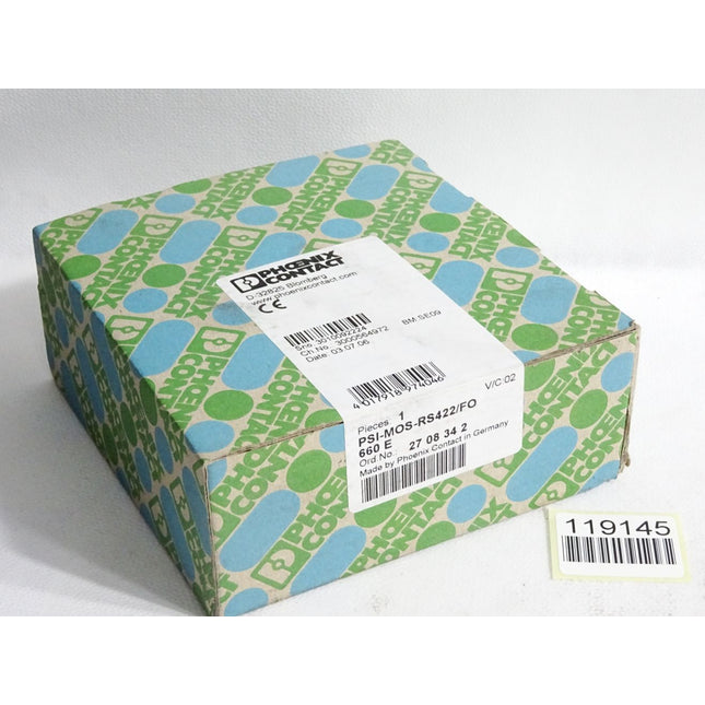 Phoenix Contact PSI-MOS-RS422/FO 660 E LWL-Umsetzer 2708342 / Neu OVP versiegelt - Maranos.de