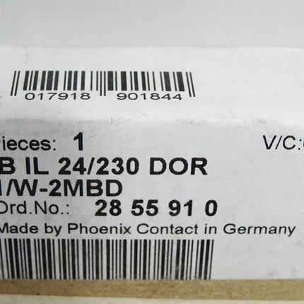 Phoenix Contact IB IL 24/230 DOR 1/W-2MBD Inline-Klemme 2855910 / Neu OVP