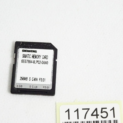 Siemens Micro Memory Card 256MB 6ES7954-8LP02-0AA0 6ES7 954-8LP02-0AA0 - Maranos.de