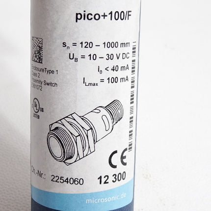 Microsonic 12300 Ultraschallsensor pico+100/F / Neu OVP - Maranos.de
