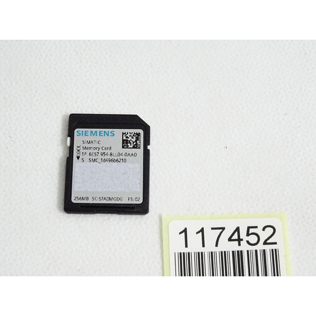 Siemens Micro Memory Card 256MB 6ES7954-8LL04-0AA0 6ES7 954-8LL04-0AA0 - Maranos.de