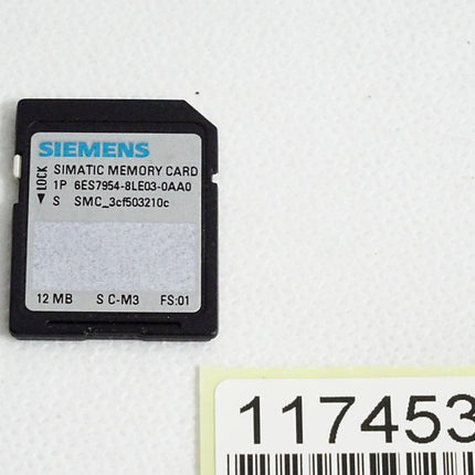 Siemens Micro Memory Card 12MB 6ES7954-8LE03-0AA0 6ES7 954-8LE03-0AA0 - Maranos.de