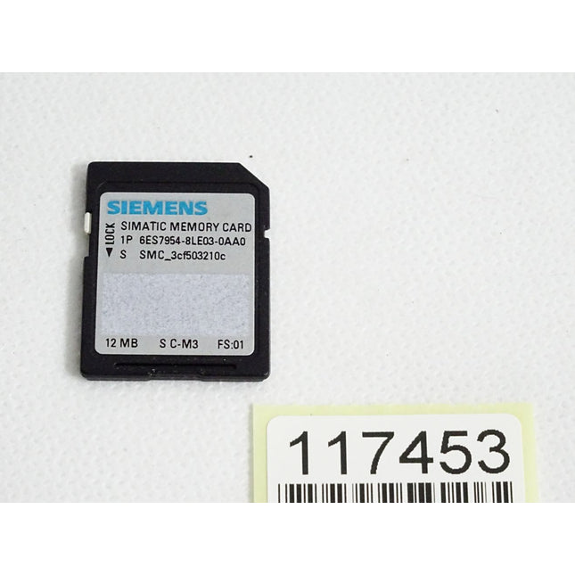 Siemens Micro Memory Card 12MB 6ES7954-8LE03-0AA0 6ES7 954-8LE03-0AA0 - Maranos.de
