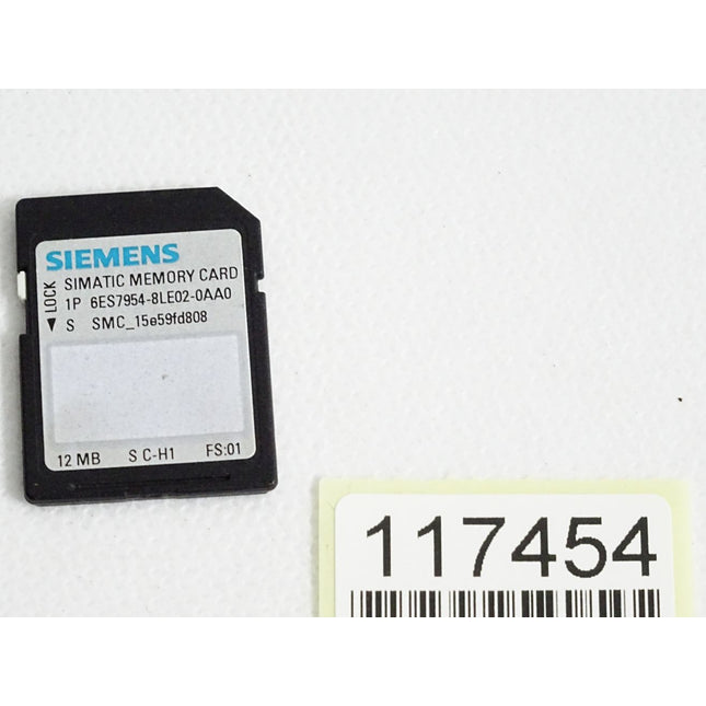 Siemens Micro Memory Card 12MB 6ES7954-8LE02-0AA0 6ES7 954-8LE02-0AA0 - Maranos.de